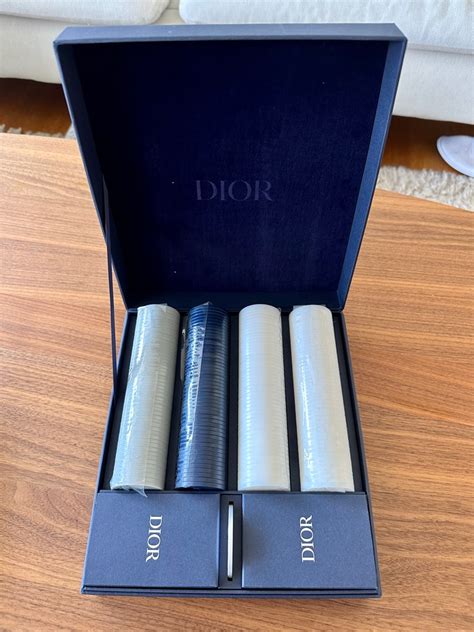 dior poker chips